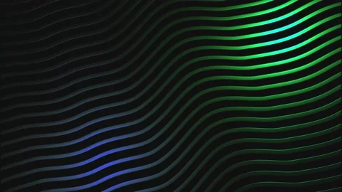 Lines bend in waves with psychedelic eff... | Stock Video | Pond5