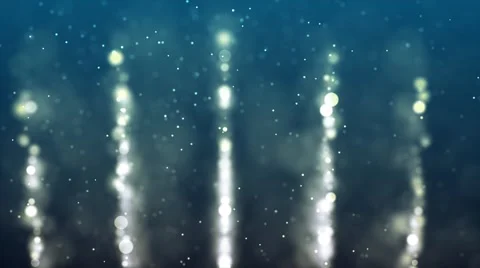 Lines of bright light objects moving up - Animated motion video loop HD Stock Footage 67616048