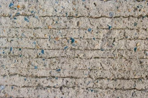 Lines on the cement floo Stock Photos