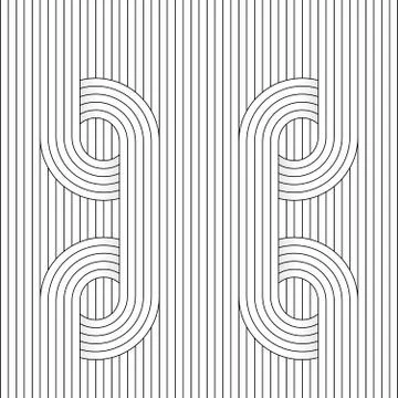 Lines circle background Stock Illustration