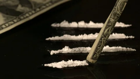 Lines of Cocaine Video stock 122482817