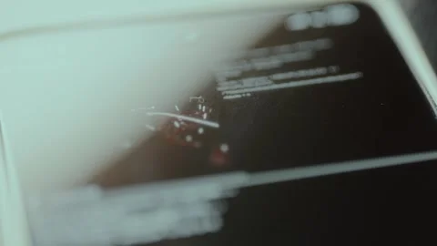 Lines of code, error message related to file system operations Stock Footage 326044508