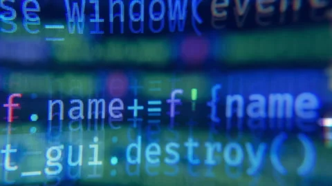 Lines of code. Stock Footage 278486575