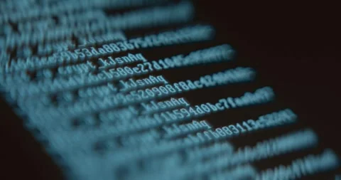 Lines of code of software development Stock Footage 321752037