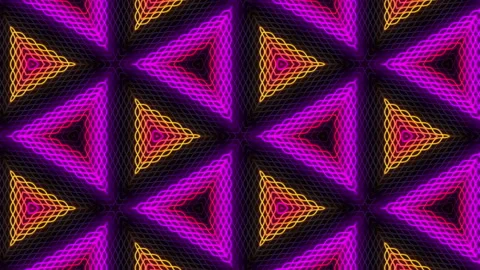 Lines Colored Glowing Abstract Looped Video Видео 146890880