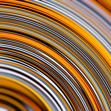 Lines - Conception of motion, orbits in space (Abstract concept lines, the ab Stock Photos