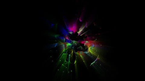 Lines Connected Triangle, Network Sphere System Stock Footage 337928791