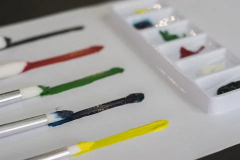 Lines of different colors Stock Photos