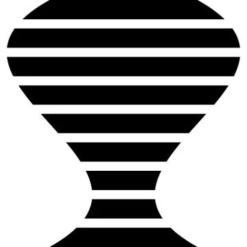 Lines with distortion effect isolated on white background. Geometric lines wi Stock Illustration