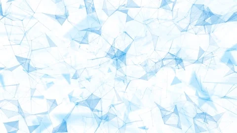 Lines dots triangle shapes motion graphic isolated on white Stock Footage 337248929