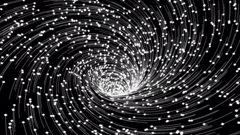 Lines Dots Of Vortex Stock Footage 335050950