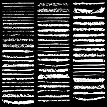 Lines drawn in chalk Illustrazione stock