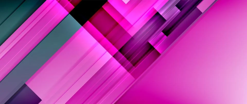 Lines dynamic geometric background. Vector illustration For Wallpaper, Banner 스톡 일러스트