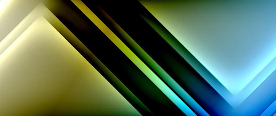 Lines dynamic geometric background. Vector illustration For Wallpaper, Banner Stock Illustration