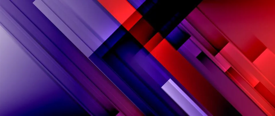 Lines dynamic geometric background. Vector illustration For Wallpaper, Banner Stock Illustration
