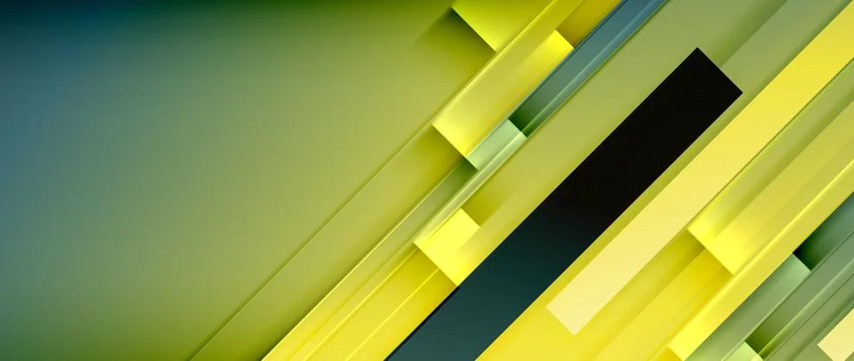 Lines dynamic geometric background. Vector illustration For Wallpaper, Banner イラスト素材