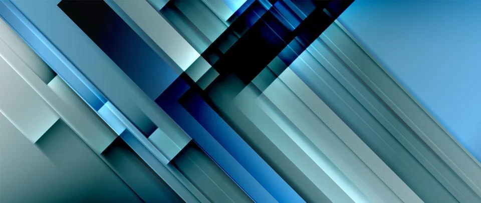 Lines dynamic geometric background. Vector illustration For Wallpaper, Banner イラスト素材