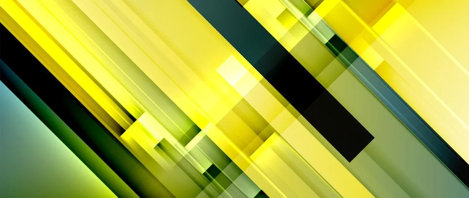 Lines dynamic geometric background. Vector illustration For Wallpaper, Banner Illustrazione stock