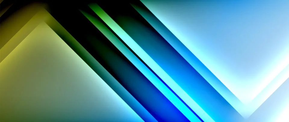 Lines dynamic geometric background. Vector illustration For Wallpaper, Banner Stock Illustration