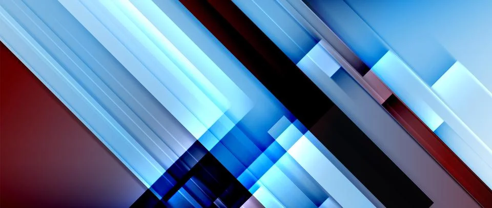 Lines dynamic geometric background. Vector illustration For Wallpaper, Banner 스톡 일러스트