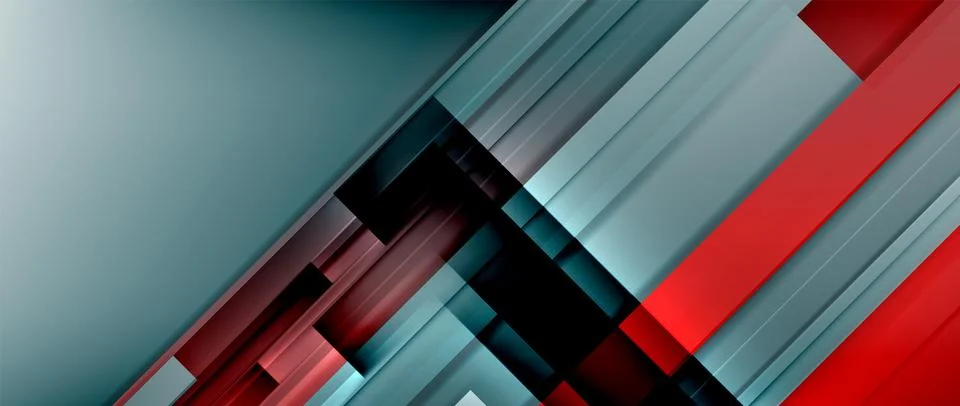 Lines dynamic geometric background. Vector illustration For Wallpaper, Banner Illustrazione stock