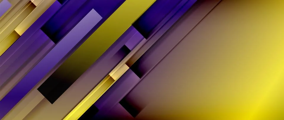 Lines dynamic geometric background. Vector illustration For Wallpaper, Banner Illustrazione stock