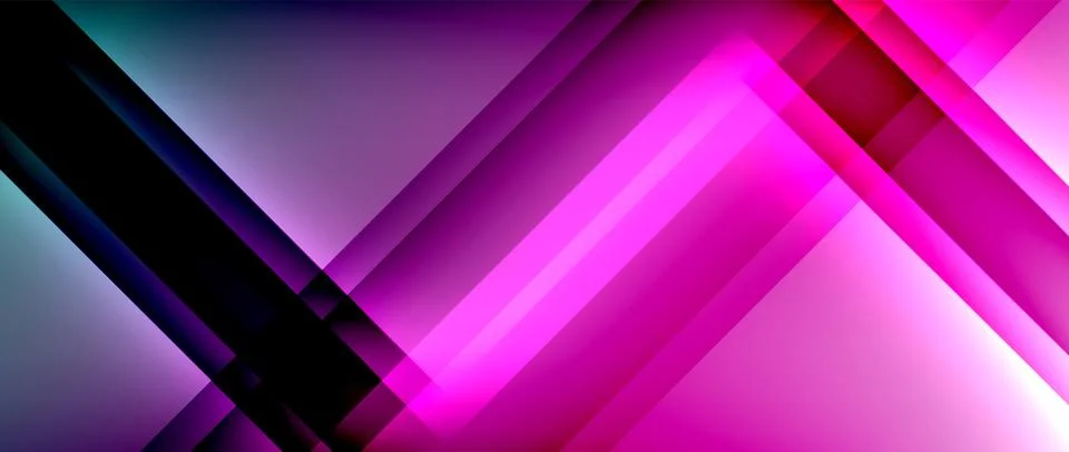 Lines dynamic geometric background. Vector illustration For Wallpaper, Banner Stock Illustration