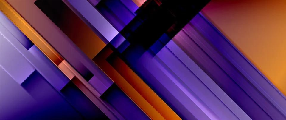 Lines dynamic geometric background. Vector illustration For Wallpaper, Banner 스톡 일러스트