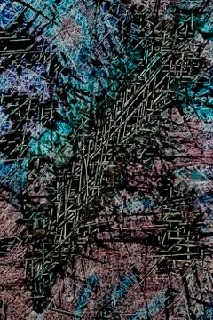 Lines engraved on colored surface Stock Photos