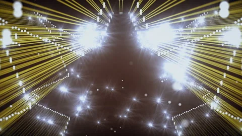 Lines Flashing Gold Particles Awards Beautiful Background Stock Footage 87008553
