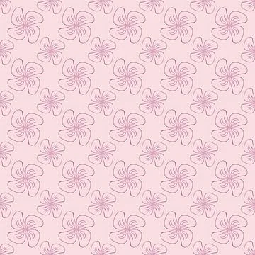 Lines flower Stock Illustration