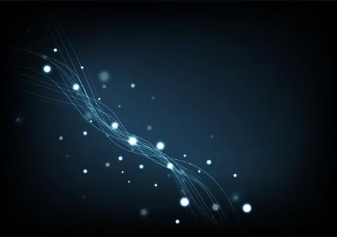 Lines glowing abstract background modern blend bright curve fiber lines Stock Illustration