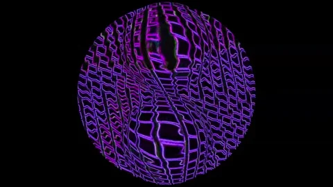 Lines graphic circle Stock Footage 279038777