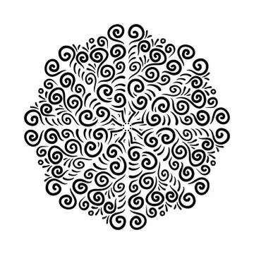 Lines hand drawn frame vector set illustration Stock Illustration