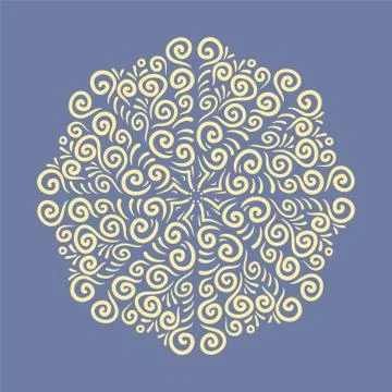 Lines hand drawn frame vector set illustration Stock Illustration