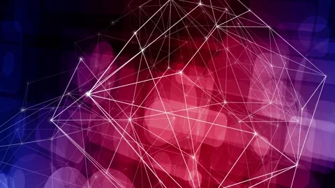 Lines in harmony exploring the connectivity and interaction of visual elements. Stock Footage 247496848
