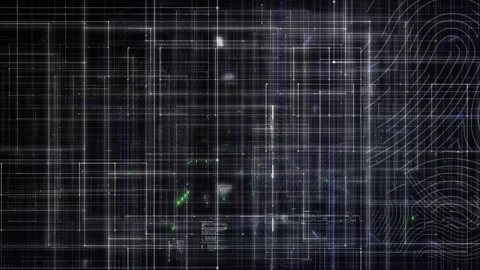 Lines Hi-Tech Background Video stock 243603125