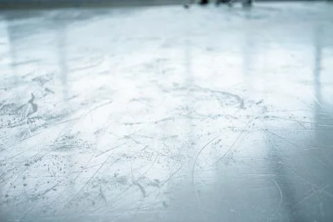 Lines on ice ring Stock Photos