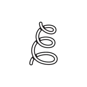 Lines icon bouncing vector Stock Illustration