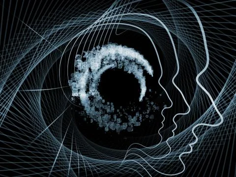 Lines of Intelligent Design 스톡 일러스트