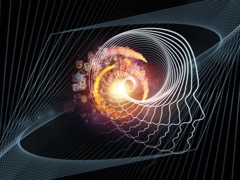 Lines of Intelligent Design 스톡 일러스트