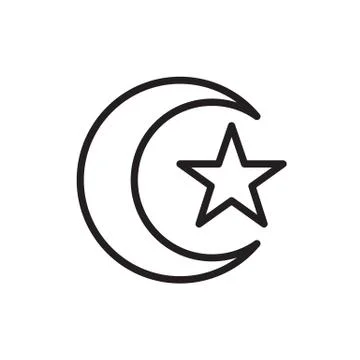 Lines islamic symbol vector Stock Illustration