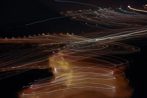 Lines of light Stock Photos