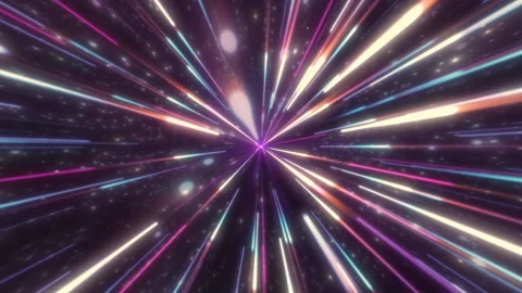 Lines Of Light In Space Stock Footage 170811657