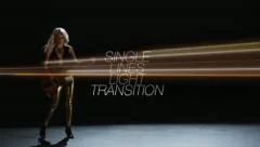 Lines Light Transition + Logo Stock After Effects