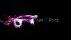 Lines Light Transitions Pack V2 (7 pack) Stock After Effects