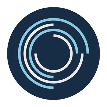 Lines loading circle block style icon vector design 스톡 일러스트
