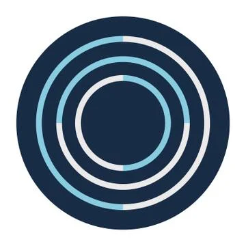 Lines loading circle block style icon vector design 스톡 일러스트