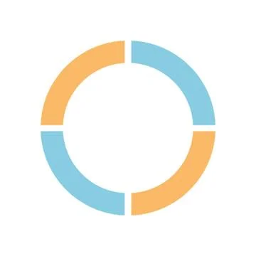 Lines loading circle flat style icon vector design Stock Illustration