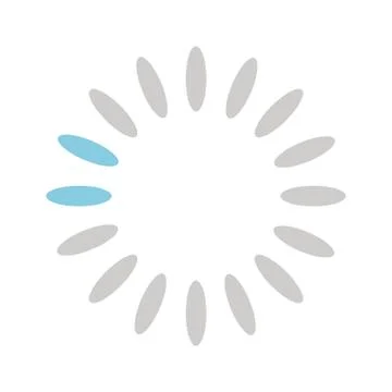 Lines loading circle flat style icon vector design 스톡 일러스트